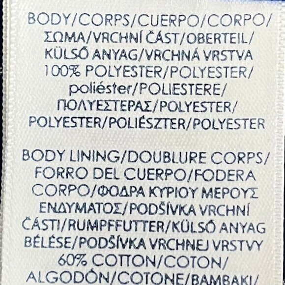 Chaps Sporty Casual Full Zip Bomber Style Polyester Lined Jacket Navy Sz M - Picture 9 of 11